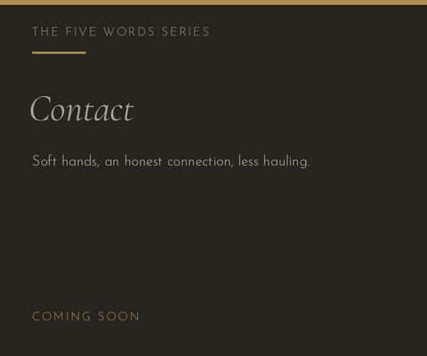 Contact — The Five Words Series
