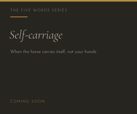 Self-carriage — The Five Words Series